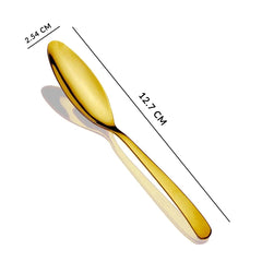 Herdmar Gold Alfa Tea Spoon - Set of 6 Herdmar Gold Alfa Tea Spoon - Set of 6