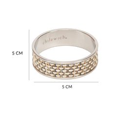 Chilewich Mini Basketweave Napkin Ring Chilewich Mini Basketweave Napkin Ring
