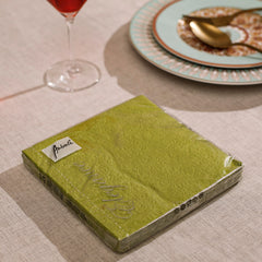 Ambiente Napkin 33 x 33 CM Elegance Green Set of 15 Ambiente Napkin 33 x 33 CM Elegance Green Set of 15