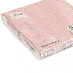 Ambiente Napkin 33 x 33 CM Elegance Pastel Rose Set of 15 Ambiente Napkin 33 x 33 CM Elegance Pastel Rose Set of 15