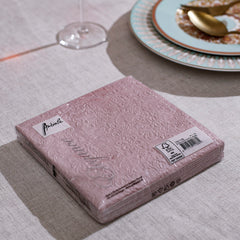 Ambiente Napkin 33 x 33 CM Elegance Pastel Rose Set of 15 Ambiente Napkin 33 x 33 CM Elegance Pastel Rose Set of 15
