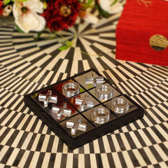Metal Tic Tac Toe Game Set Metal Tic Tac Toe Game Set