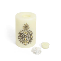 Black Motif Candle Large - Home4u Black Motif Candle Large - Home4u