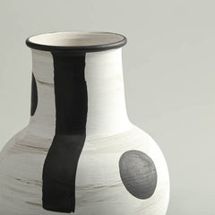 White Retro Vase Large