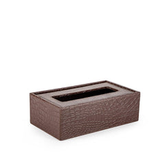 Tissue Box Brown Leather - Home4u Tissue Box Brown Leather - Home4u