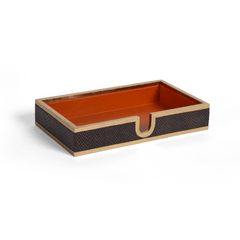 Lenny Tray Orange & Brown - Home4u Lenny Tray Orange & Brown - Home4u