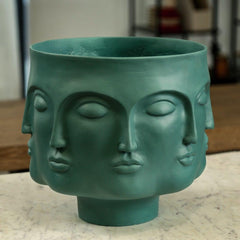 Edgar Multi Faced Planter Pine Green Edgar Multi Faced Planter Pine Green