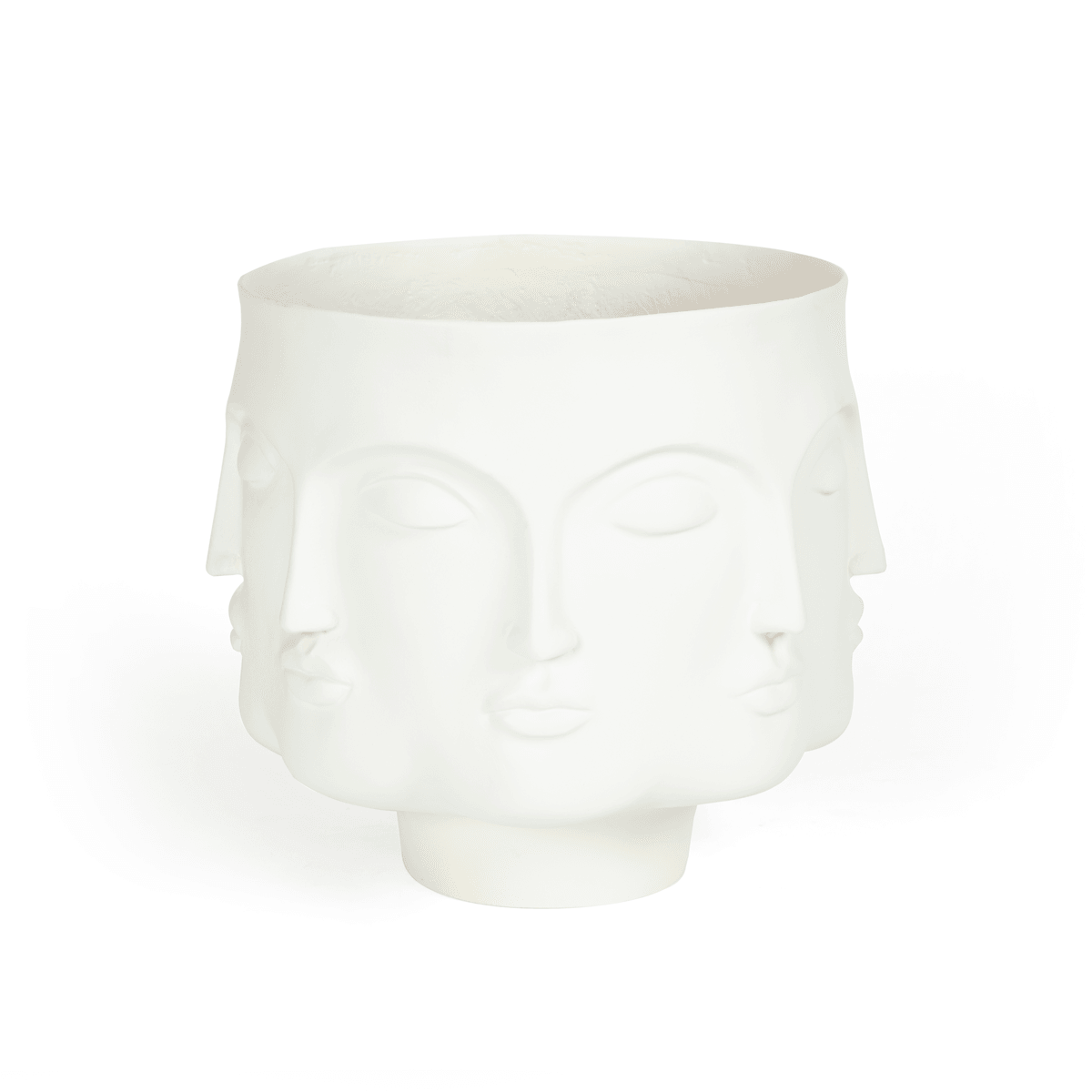 Edgar Multi faced Planter White - Home4u Edgar Multi faced Planter White - Home4u