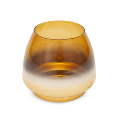 Clara Candle Holder Amber - Home4u Clara Candle Holder Amber - Home4u
