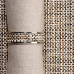 Chilewich Mini Basketweave Napkin Ring Chilewich Mini Basketweave Napkin Ring