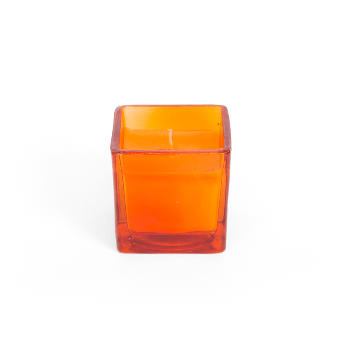 Eira Square Candle Orange - Home4u Eira Square Candle Orange - Home4u