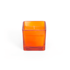 Eira Square Candle Orange - Home4u Eira Square Candle Orange - Home4u