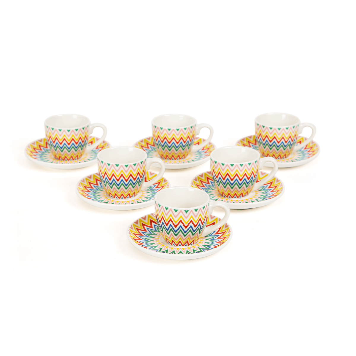Claramay Cup & Saucer Set of 6 - Home4u Claramay Cup & Saucer Set of 6 - Home4u