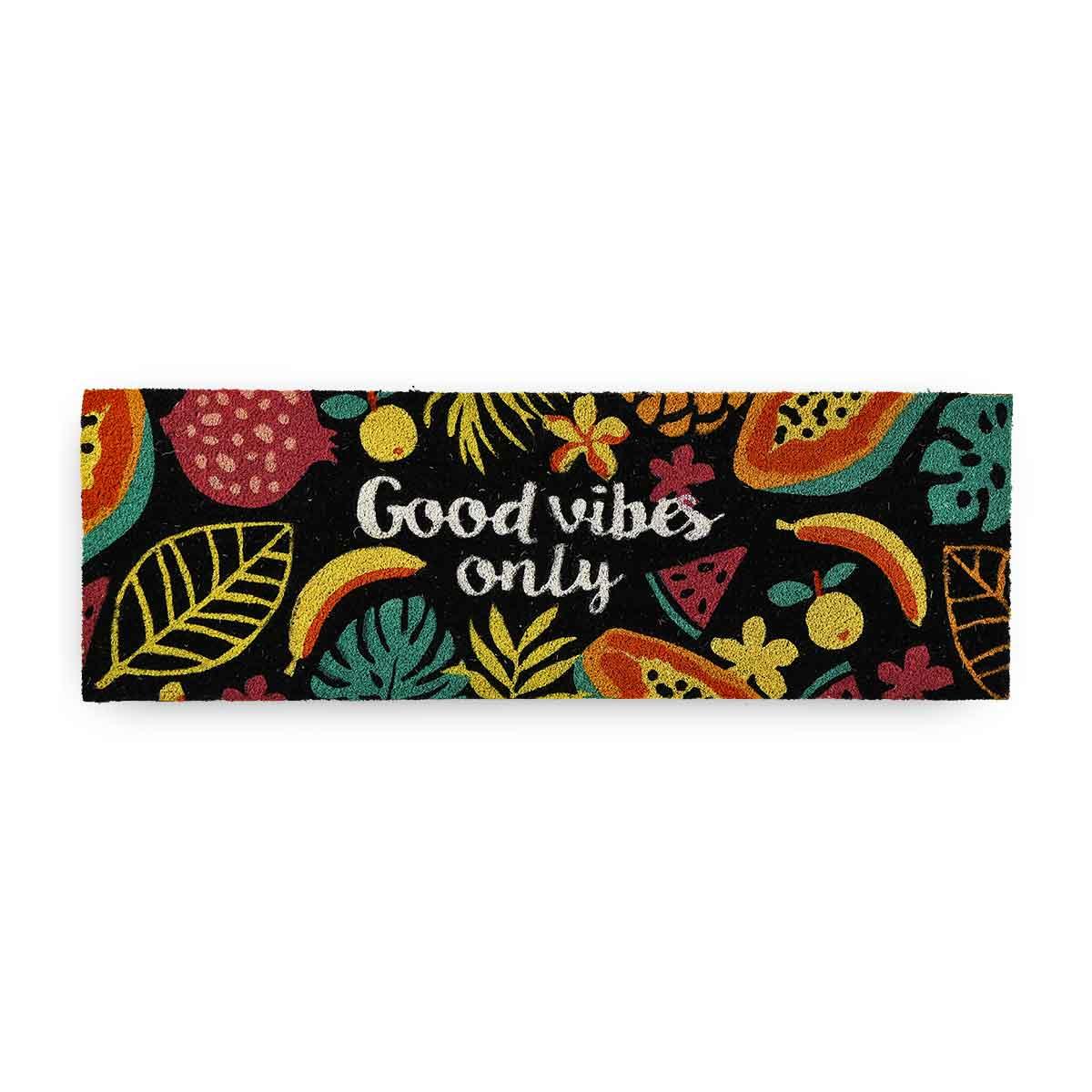 Good Vibes Double Door Printed Doormat - Home4u