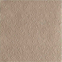 Ambiente Napkin 33x33 CM Elegance Taupe Set of 15 Ambiente Napkin 33x33 CM Elegance Taupe Set of 15