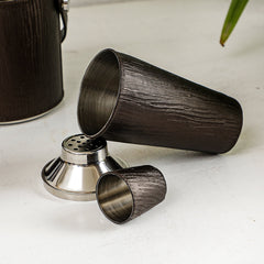 Cocktail Shaker With Brown Sheath Cocktail Shaker With Brown Sheath