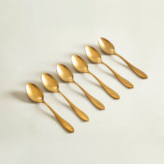 Elio Tea Spoon Set Of 6 Gold