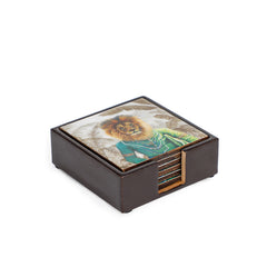 Quirky Kingdom Lion Coaster Set of 6 Quirky Kingdom Lion Coaster Set of 6