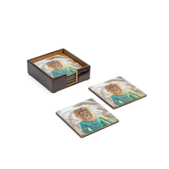 Quirky Kingdom Lion Coaster Set of 6 Quirky Kingdom Lion Coaster Set of 6
