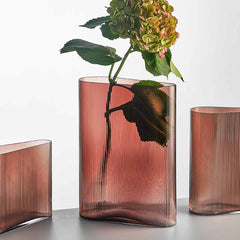 Nude Mist Glass Vase Caramel - Large Nude Mist Glass Vase Caramel - Large