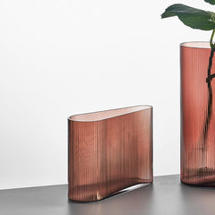 Nude Mist Glass Vase Caramel - Medium Nude Mist Glass Vase Caramel - Medium