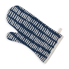 Linije Navy & White Oven Gloves - Home4u Linije Navy & White Oven Gloves - Home4u