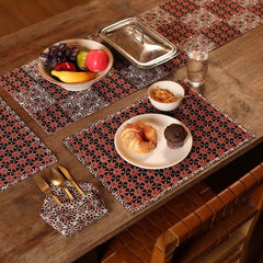 Gulli 20 Inx 20 In Printed Multi Napkin Set Of 4 - Home4u Gulli 20 Inx 20 In Printed Multi Napkin Set Of 4 - Home4u