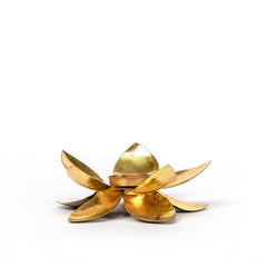 Lotus Votive Small Gold - Home4u Lotus Votive Small Gold - Home4u