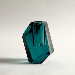 Glen Crystal Vase Blue