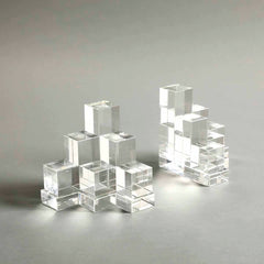 Cubes Crystal Bookend