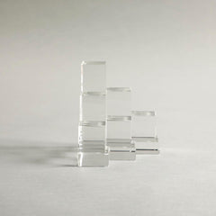 Cubes Crystal Bookend