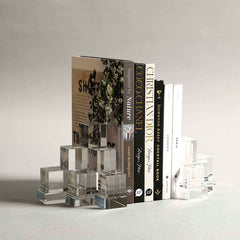 Cubes Crystal Bookend