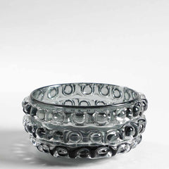 Huelm Bowl Vase Grey