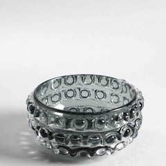 Huelm Bowl Vase Grey