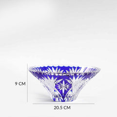 Julian Hand-Cut Crystal Bowl 8"