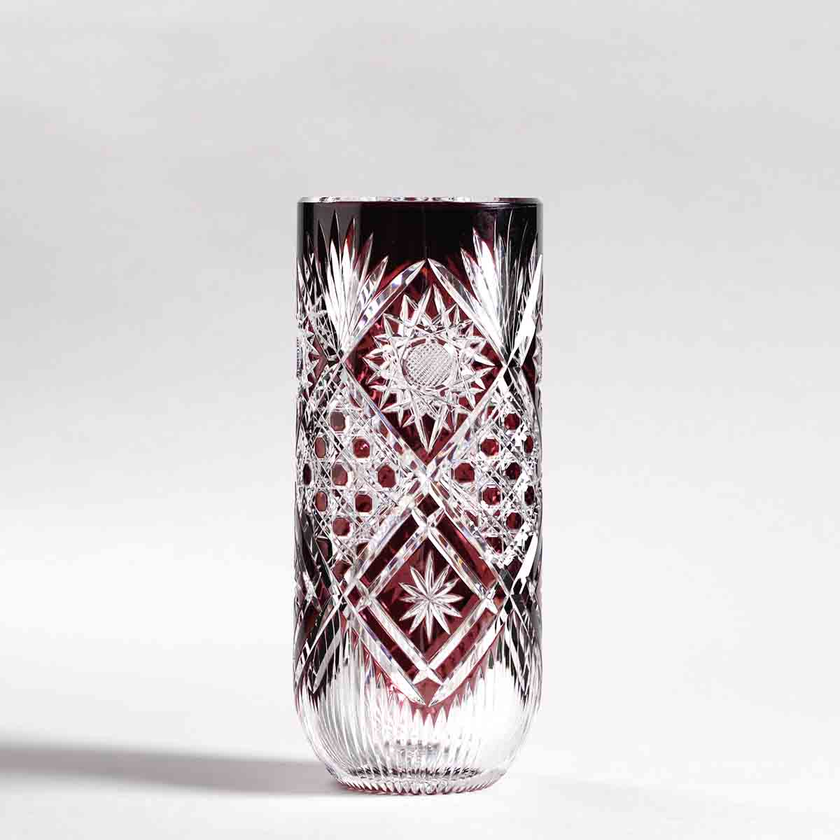 Petra Hand-Cut Crystal Vase