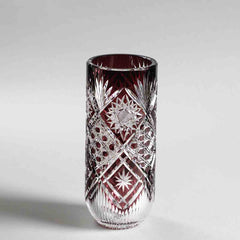 Petra Hand-Cut Crystal Vase