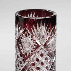 Petra Hand-Cut Crystal Vase