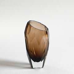 Quartz Hand-Cut Crystal Vase Small