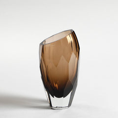 Quartz Hand-Cut Crystal Vase Small