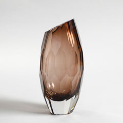 Quartz Hand-Cut Crystal Vase Large