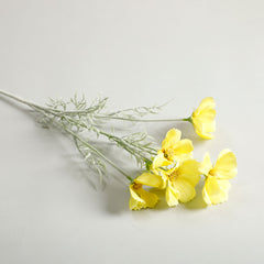 Cosmos Lemon Yellow Flowers