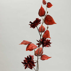 Diamond Lotus Burgundy Flowers