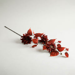 Diamond Lotus Burgundy Flowers