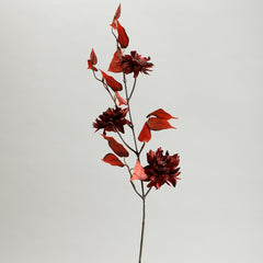 Diamond Lotus Burgundy Flowers