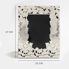 Nandini 5X7 Inch Silver Photo Frame