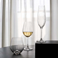 Bohemia Crystal Sarah Waterfall White Wine Glass set of 6