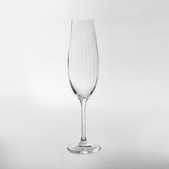 Bohemia Crystal Sarah Waterfall Champagne Glass set of 6