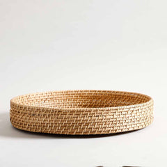 Halo Rattan Tray L