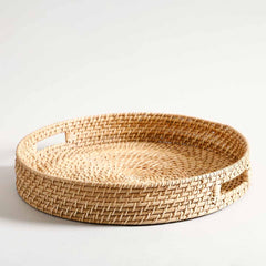 Halo Rattan Tray L
